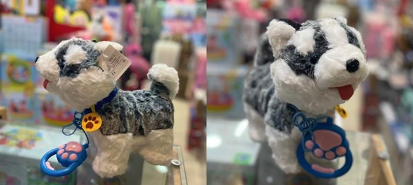 عروسک رباتیک هاپو پشمالو سخنگو و موزیکال با دسته ی کنترلی طوسی مدل Electric Singing Dog Toys 968 _عروسک رباتیک