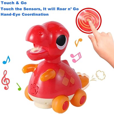 دایناسور موزیکال هولی تویز قرمز مدل Hola Toys 6110_اسباب بازی نوزادی