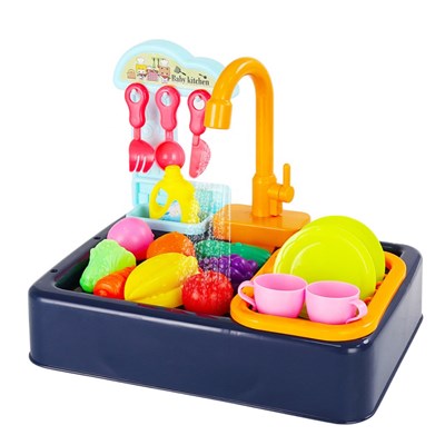 اسباب بازی سینک ظرفشویی 20 قطعه kitchen sink کد 6060_اسباب بازی لوازم خانگی