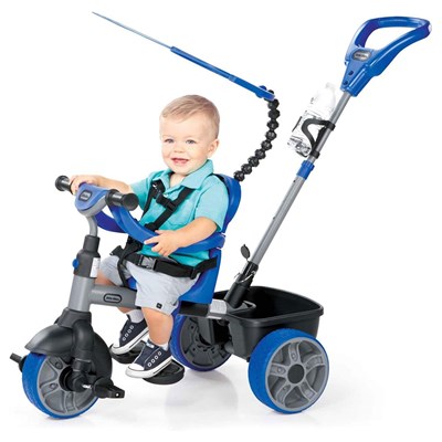 سه چرخه 4 در 1 لیتل تایکس مدل Little Tikes 4-in-1 Basic Edition Trike رنگ آبی_ دوچرخه
