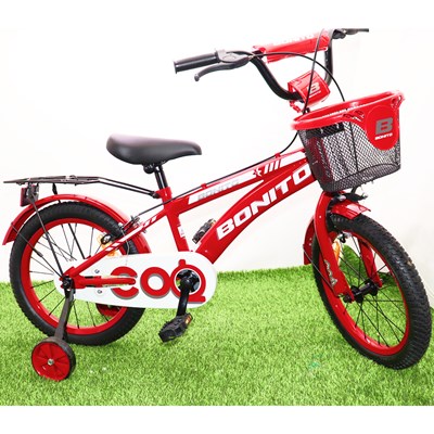 دوچرخه کودک Bonito سایز 16 مدل cool رنگ قرمز_دوچرخه