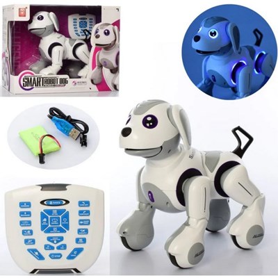 ربات اسباب بازی کنترلی سگ هوشمند لمسی مدل Radio control dog Smart robot dog G14 _ربات اسباب بازی