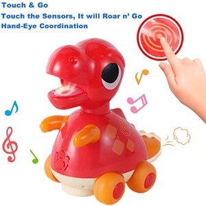 دایناسور موزیکال هولی تویز قرمز مدل Hola Toys 6110_اسباب بازی نوزادی