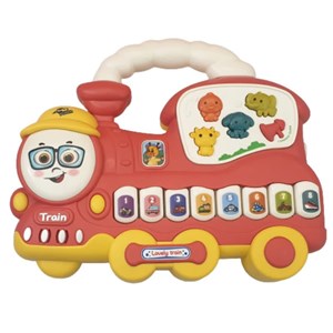 ارگ آموزشی موزیکال طرح قطار با آموزش صدای حیوانات train piano Toy_اسباب بازی نوزادی