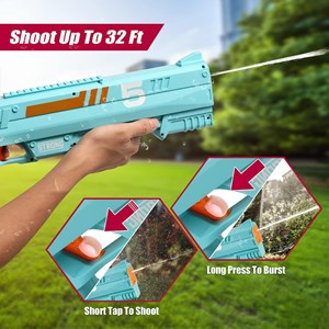 تفنگ اسباب بازی آب پاش بزرگ شارژی مدل Electric Water Gun Automatic_تفنگ اسباب بازی