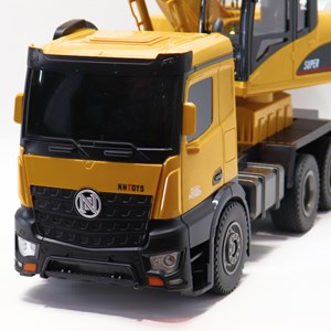 اسباب بازی بیل مکانیکی کنترلی بزرگ مقیاس 1:14 مدل EXCAVATOR LOADER NAN HONG 9916_ماشین کنترلی