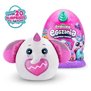 عروسک سورپرایزی رینبوکورنز RainBocoRns سری Eggzania با شاخ آبی _عروسک سوپرایزی
