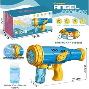 تفنگ اسباب بازی حباب ساز موزیکال Angel Bubble Machine Gun_تفنگ اسباب بازی