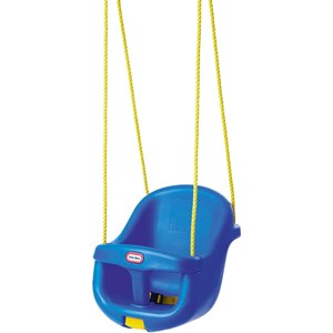 تاب بازی کودک رنگ آبی مدل MGA - Little Tikes - High Back Toddler Swing_اسباب بازی ورزشی