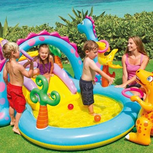 استخر و پارک آبی کودک اینتکس intex مدل دینو کد 57135_اسباب بازی ورزشی