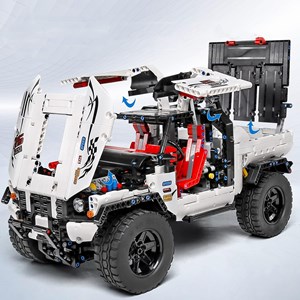 لگو تکنیک ماشین آفرود با کنترل و اپلیکیشن 2013 قطعه مدل Mould King 18005 RC Off-Road_لگو