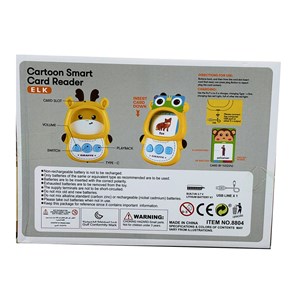 فلش کارت صوتی آموزشی با 112 کارت دو طرفه انگلیسی طرح گوزن مدل Smart Cartoon Card Reader 8804_بازی فکری