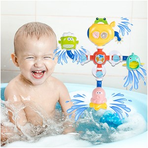 اسباب‌ بازی حمام آبشار هانگر طرح دریا مدل 8070 Huanger_اسباب بازی نوزادی