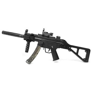 تفنگ اسباب بازی شارژی بزرگ تیر ژله ای و تیر فومی مدل MP5K Black Gel Blaster_تفنگ اسباب بازی