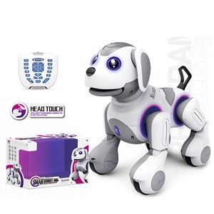 ربات اسباب بازی کنترلی سگ هوشمند لمسی مدل Radio control dog Smart robot dog G14 _ربات اسباب بازی