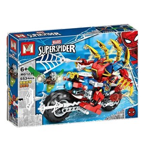 لگو مارول موتور مرد عنکبوتی 553 قطعه مدل MG1231 Superspider_لگو